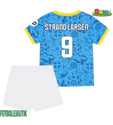 Wolves Jorgen Strand Larsen #9 Tredjeställ Barn 2025-26 Kortärmad (+ Korta byxor)